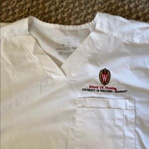 UW Madison School of Nursing Scrub Top